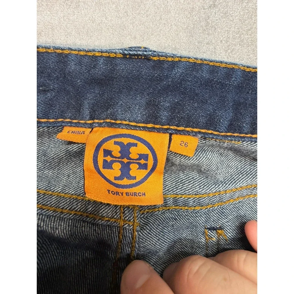 Tory Burch Women Straight Leg Jeans Size 26